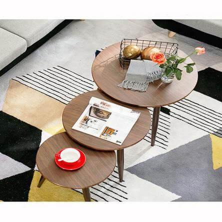 Nordic Modern 3pcs Coffee Table - Image 5