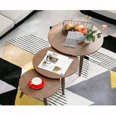 Nordic Modern 3pcs Coffee Table - Image 12