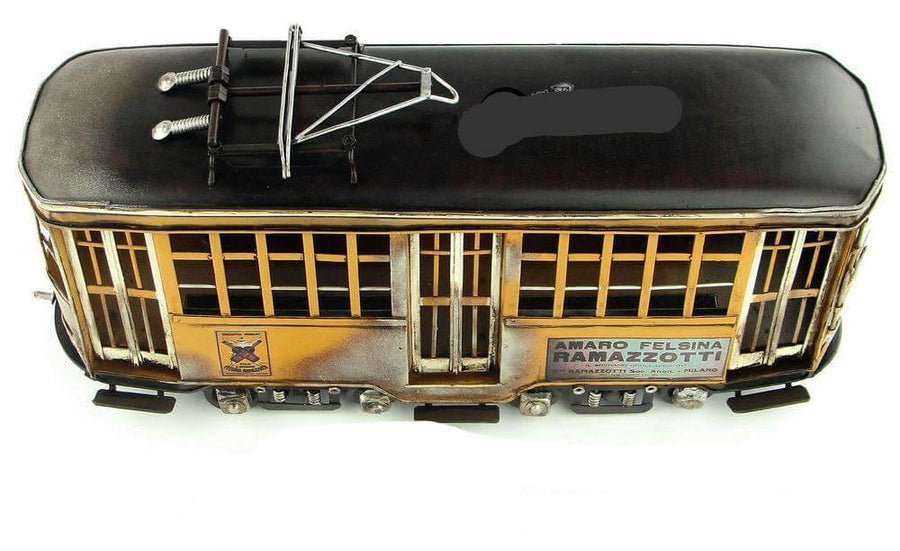 Iron Metal Italian Vintage Antique Train Craft - Image 3