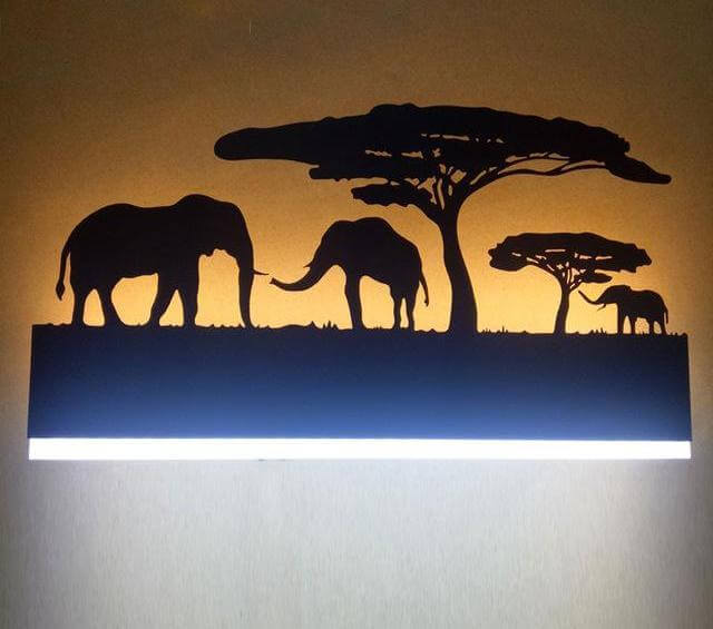Black Acrylic Creative Modern Led Wall Lights - Image 3