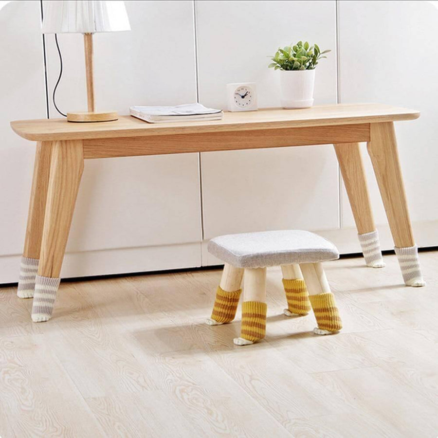 Lovely 4Pcs Cat feet Chair Leg Covers Floor Protectors - Image 5