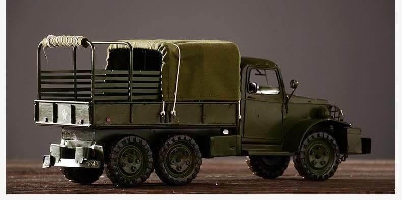 Pure Handmade Vintage WW2 Retro Military Truck - MaviGadget