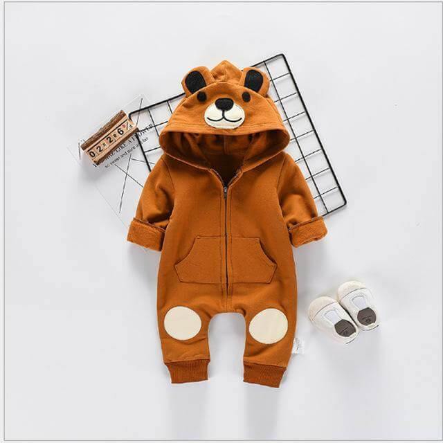 Cute Animal Bear Baby Onesie