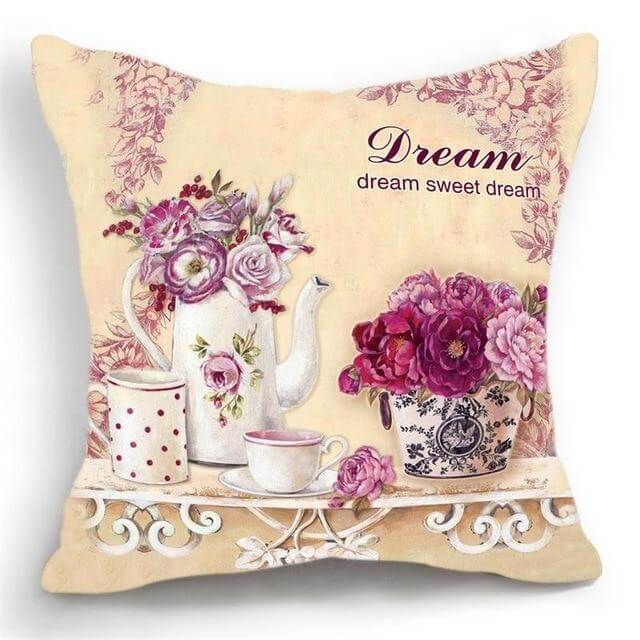 Luxury Flower Vase Cushion Cover Pillowcase - Image 6