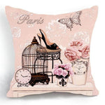 Luxury Flower Vase Cushion Cover Pillowcase