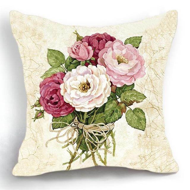 Luxury Flower Vase Cushion Cover Pillowcase - Image 13