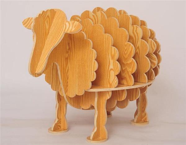 Creative Decorative Sheep Shaped BookCase - MaviGadget