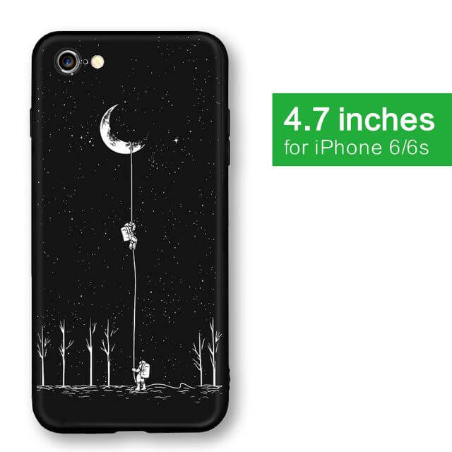 Cool Space Moon Astronaut Iphone Case - Image 9