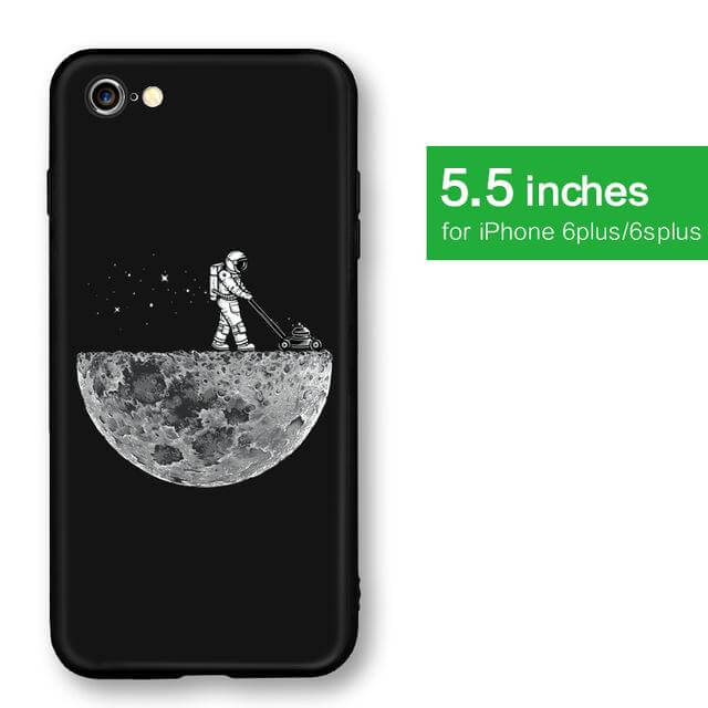 Cool Space Moon Astronaut Iphone Case - Image 2