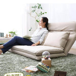 Modern Japanese Style Floor Legless Floor Futon Sofa