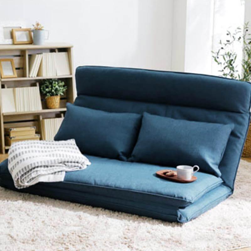 Modern Japanese Style Floor Legless Floor Futon Sofa