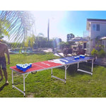 8FT Portable Indoor Folding Pong Table Party Gaming - MaviGadget