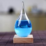 Storm Glass Forecast with Wood Base for home Decoration - MaviGadget