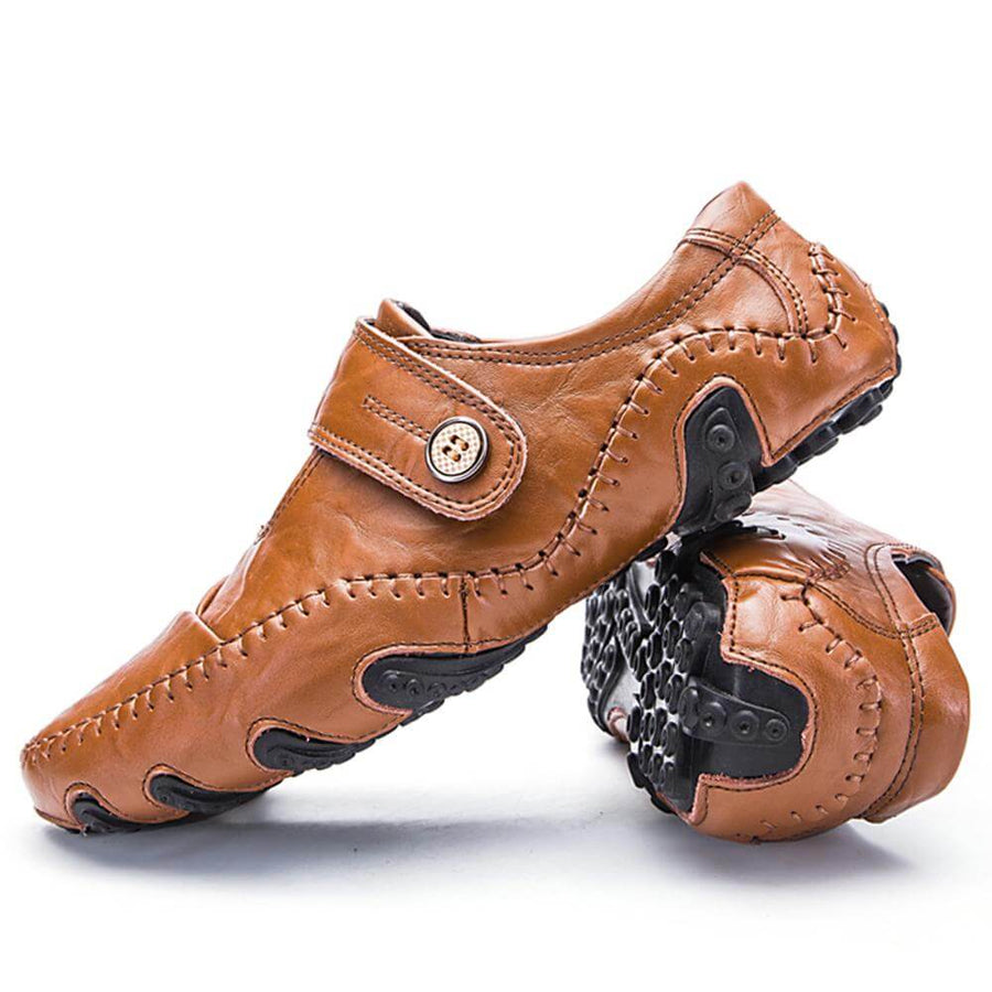 British Style Leather Men's Casual Shoes - Image 0