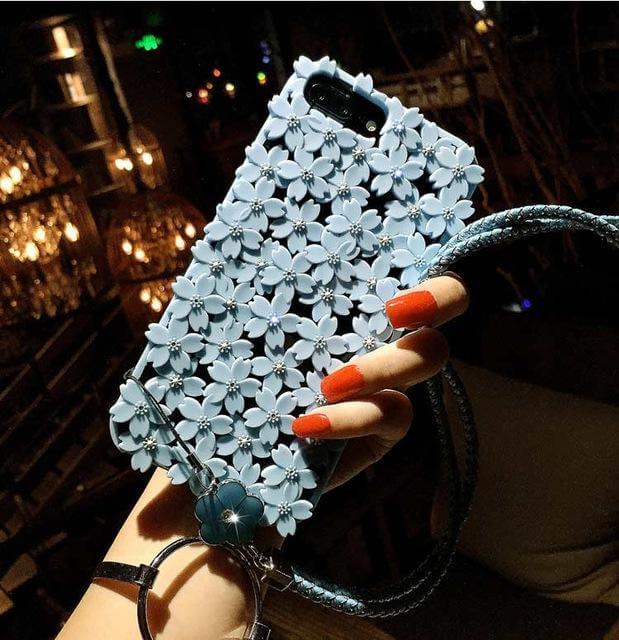 Cute Hollow Out Cherry Soft Silicone Case for iPhone Models - Image 3