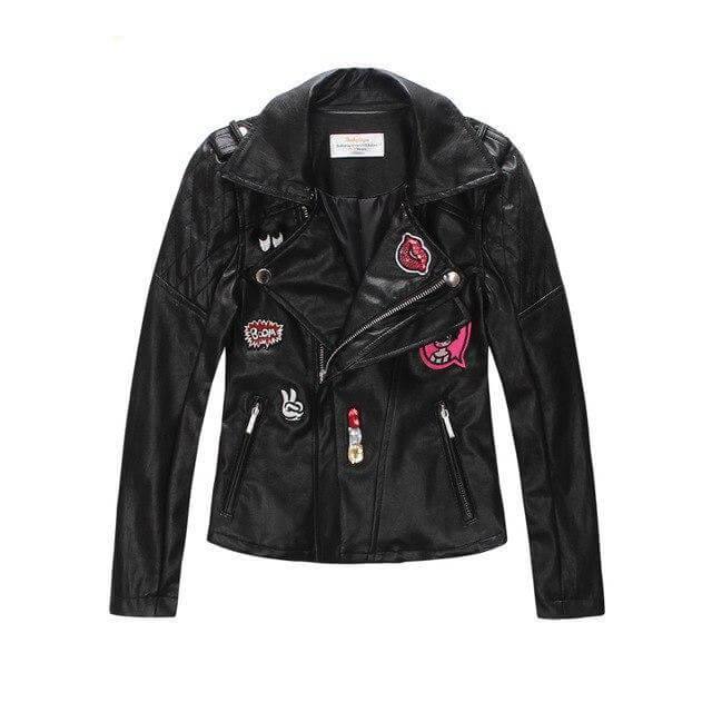 Modern Designer Faux Leather Jacket&Coats - Image 2