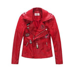 Modern Designer Faux Leather Jacket&Coats