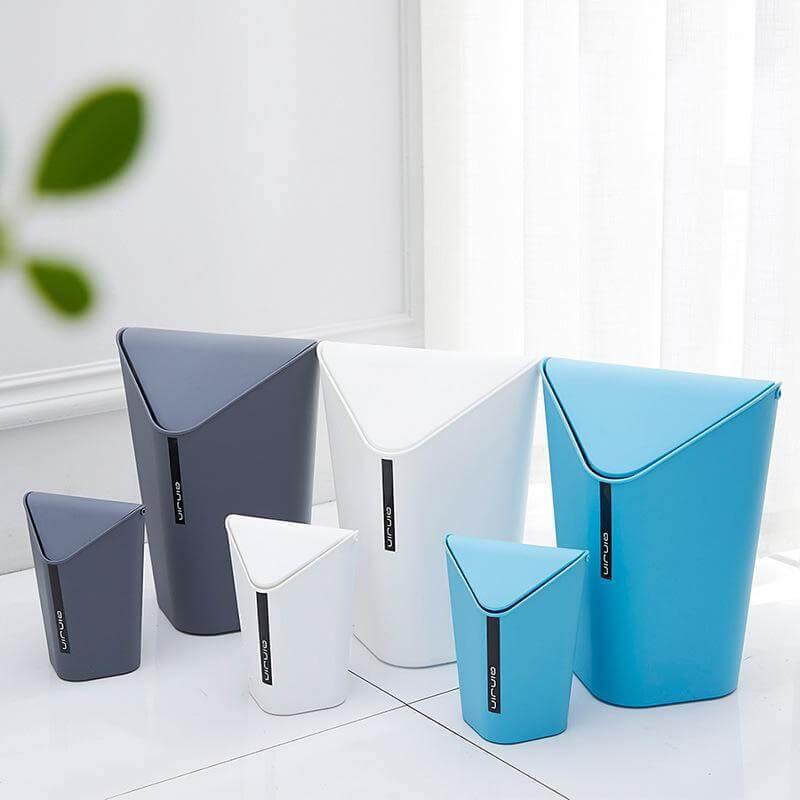 Creative Modern Home Use/Office Desktop Mini Plastic Trash Can - MaviGadget