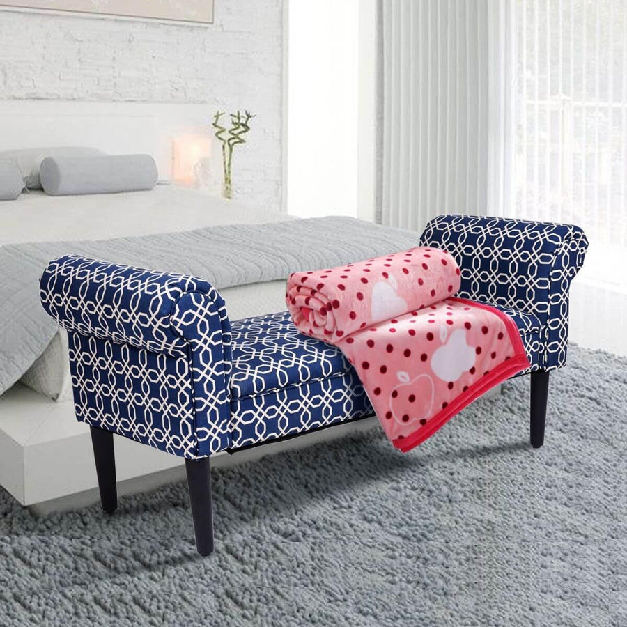 Modern Home Bed Bench Rolled Arm Sofa Chair Home Furniture - Image 0