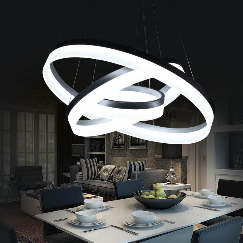 LED Circle Ring Chandelier - Image 2