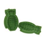 3D Grenade Shape Ice Cube Mold Silicone Trays