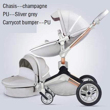 Deluxe New High Landscape 360 rotation baby stroller - Image 8