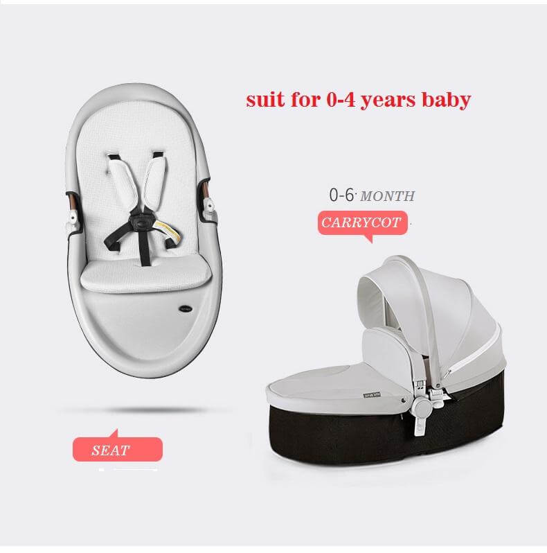 Deluxe New High Landscape 360 rotation baby stroller - Image 10