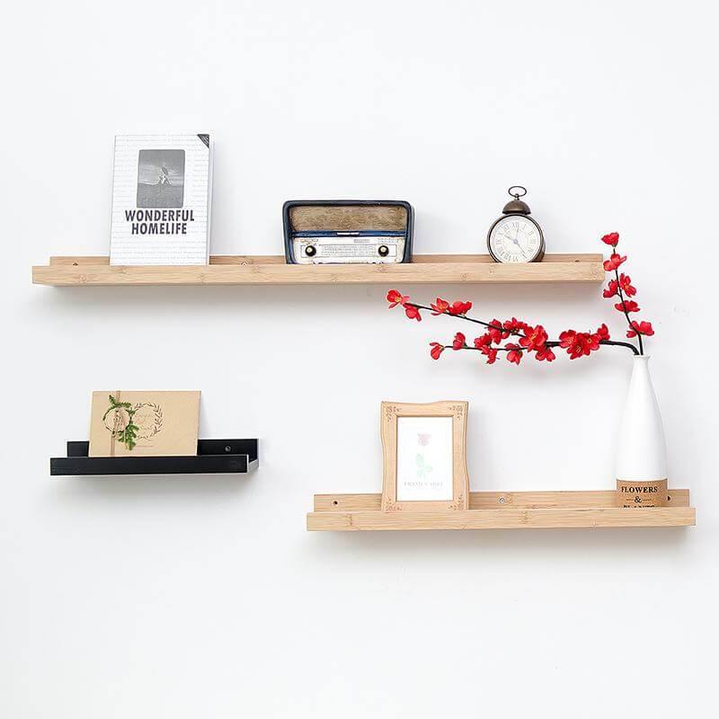 Cute Bamboo Solid Wood Shelf - Image 7