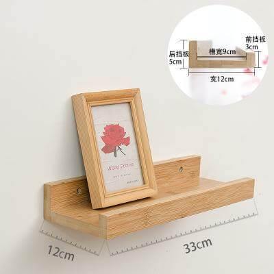 Cute Bamboo Solid Wood Shelf - Image 8