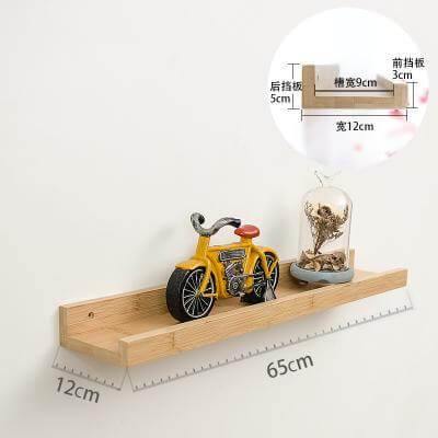 Cute Bamboo Solid Wood Shelf - MaviGadget