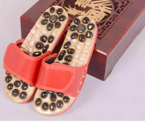 Goose Egg Stone Acupuncture Foot massage Slippers - Image 0