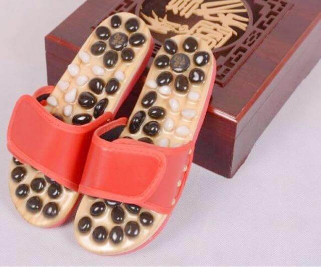 Goose Egg Stone Acupuncture Foot massage Slippers - Image 2