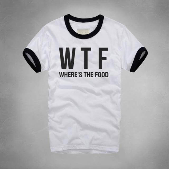 WTF Where Is The Food T-shirt - Image 3