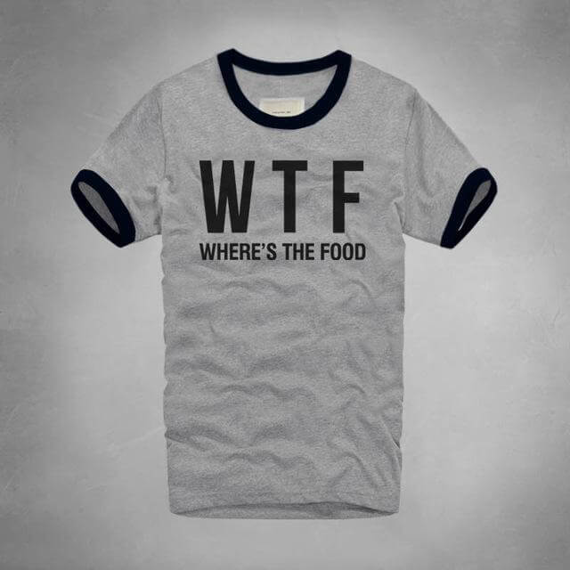 WTF Where Is The Food T-shirt - Image 4