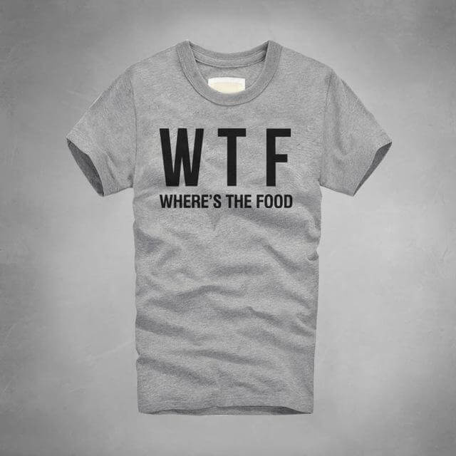 WTF Where Is The Food T-shirt - Image 11
