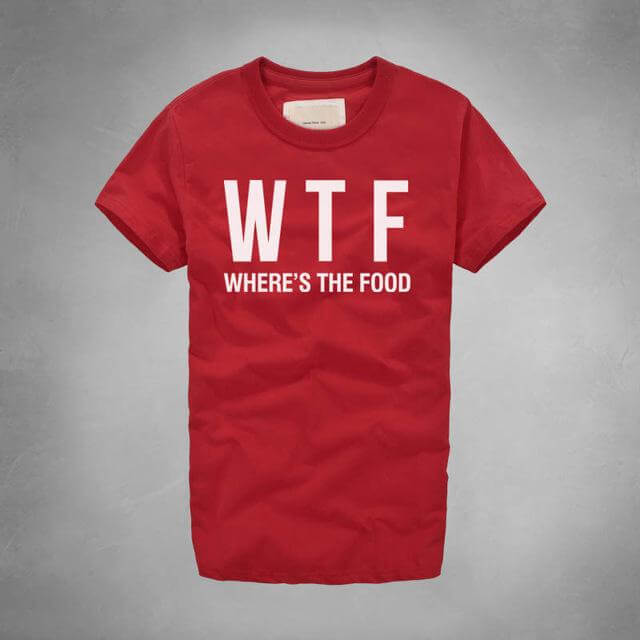 WTF Where Is The Food T-shirt - Image 6