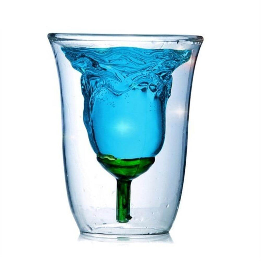 Flower Pattern Double-Layer Glass - Image 3