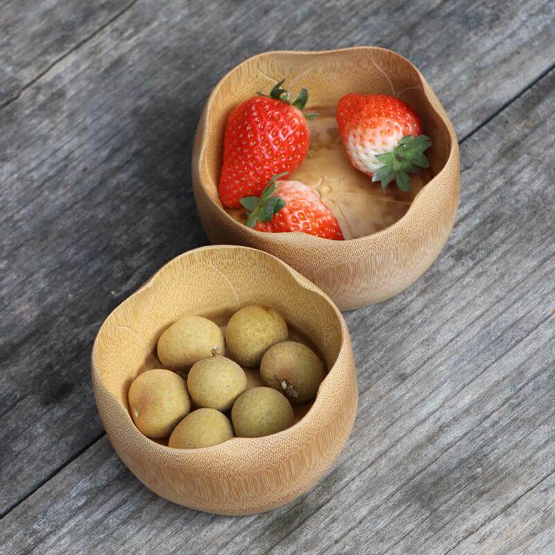 Handmade Natural Bamboo Bowls - Image 0