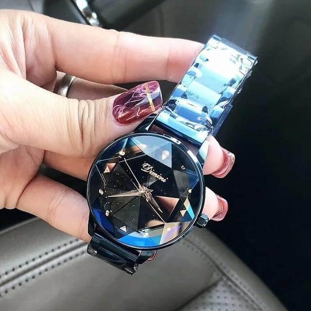 Luxury Stainless Steel Shiny Look Women Watch - Image 2