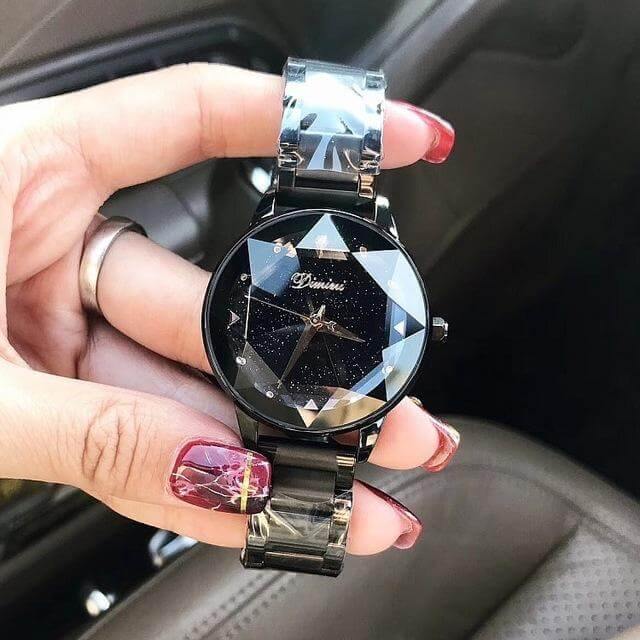 Luxury Stainless Steel Shiny Look Women Watch - Image 3