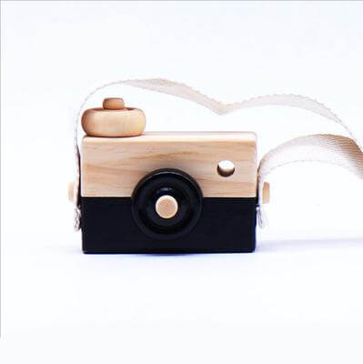 Cute Wooden Camera Hanging Camera - Image 6