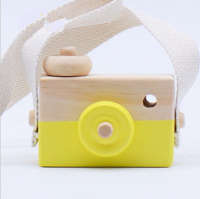 Cute Wooden Camera Hanging Camera