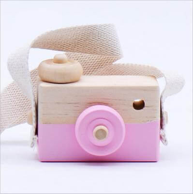 Cute Wooden Camera Hanging Camera - Image 1