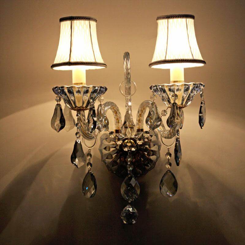 European Luxury Crystal Wall Lights - Image 3
