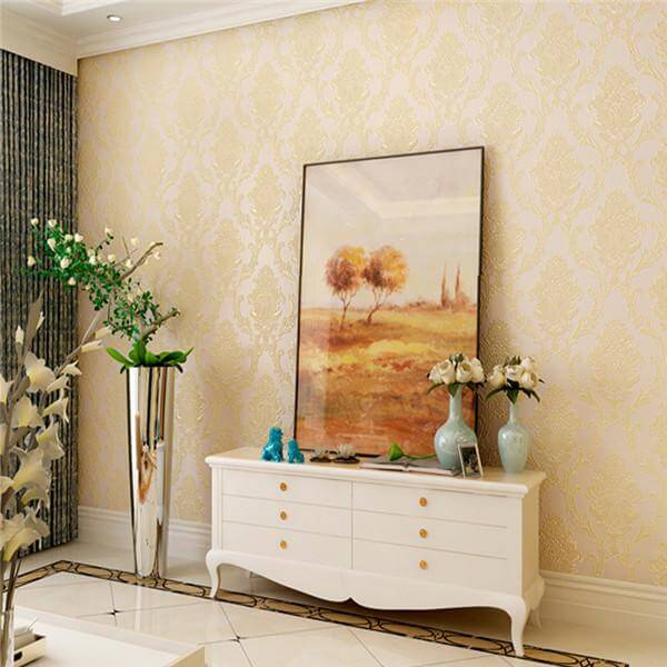 3D Embossed Luxury Classic Wall Papers