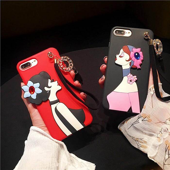 3D Korea Soft Luxury Iphone Cases - Image 0