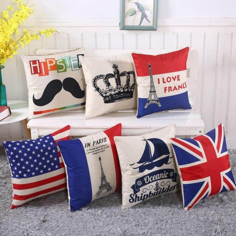 Europe and America Printed Pillow Cases - Image 0