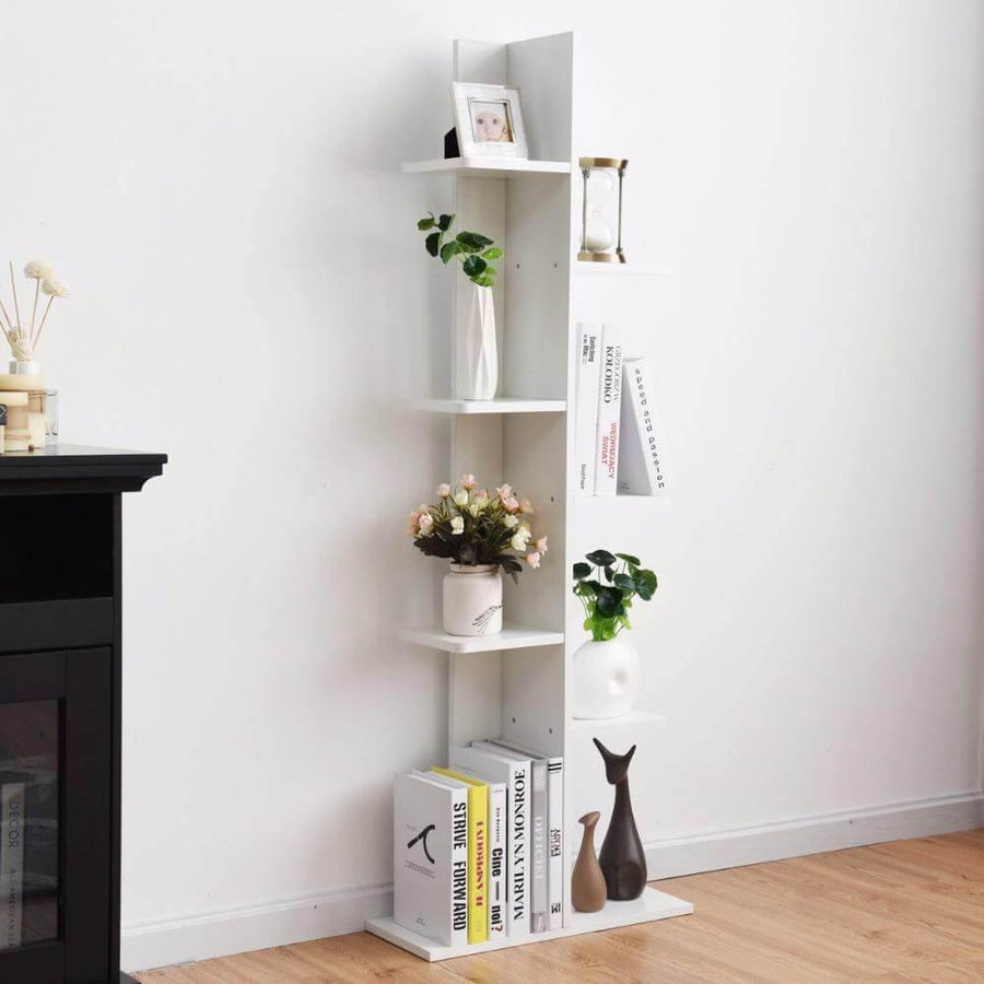 Wooden Modern Open Concept Bookcase with Shelves - Image 2