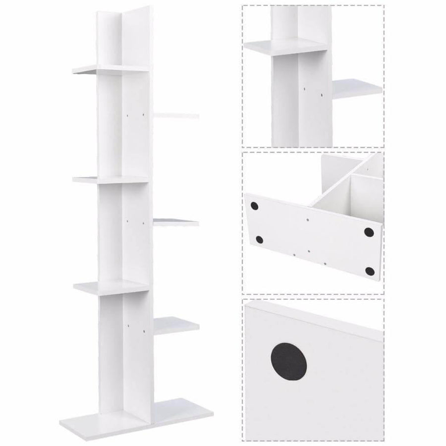 Wooden Modern Open Concept Bookcase with Shelves - Image 3