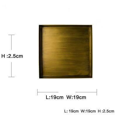 Luxury Gold Color Metal Serving Trays - Image 3